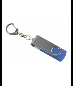 Chiavetta girevole USB 4Gb ABS gommata/Metallo  Possibilità di import su richiesta a parti