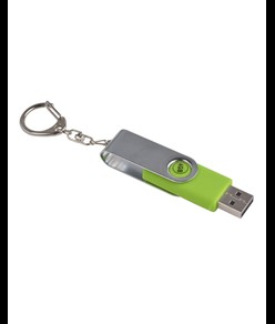 Chiavetta girevole USB 4Gb ABS gommata/Metallo  Possibilità di import su richiesta a parti