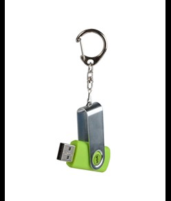 Chiavetta girevole USB 4Gb ABS gommata/Metallo  Possibilità di import su richiesta a parti