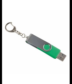 Chiavetta girevole USB 8Gb ABS gommata/Metallo Possibilità di import su richiesta