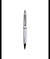 Penna a scatto in plastica ABS, fusto colorato e clip in metallo, refill jumbo