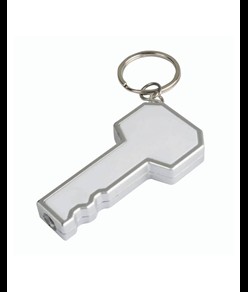 Portachiavi a forma di chiave, con luce