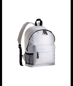 Zaino in poliestere 600D con 3 tasche, di cui una laterale retinata