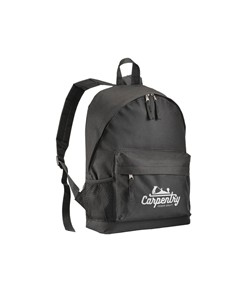 Zaino in poliestere 600D con 3 tasche, di cui una laterale retinata Zaino in poliestere 600D con 3 tasche, di cui una laterale retinata