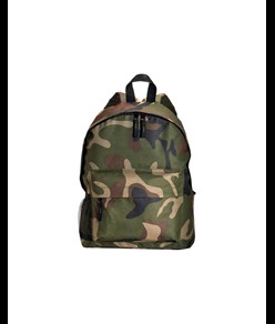 Zaino mimetico in poliestere 600D con  3 tasche di cui una laterale retinata