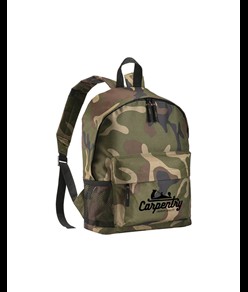 Zaino mimetico in poliestere 600D con  3 tasche di cui una laterale retinata