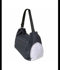 Borsone sport/viaggio in poliestere 600D con tracolla regolabile, 2 scomparti