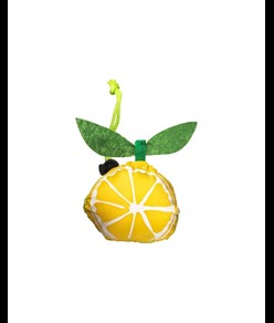 Shopper ripiegabile a forma di arancia, mora e limone in poliestere 190T Handle