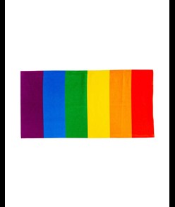 Bandana multiuso arcobaleno tubolare in tessuto elastico