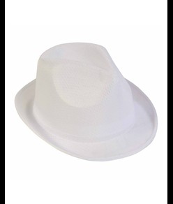 Cappello in poliestere con fascia elastica 2,5 cm applicabile e personalizzabile