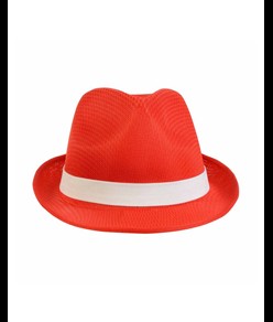 Cappello in poliestere con fascia elastica 2,5 cm applicabile e personalizzabile