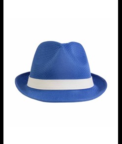 Cappello in poliestere con fascia elastica 2,5 cm applicabile e personalizzabile