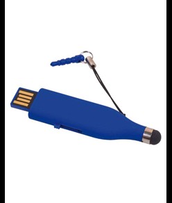Chiavetta USB 4 Gb, in ABS con puntale touch screen e mini jack