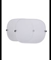 Coppia parasole per finestrini auto, antiriflettente, ripiegabili in bustina di PVC