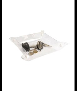 Svuota-tasche Portaoggetti in PVC trasparente