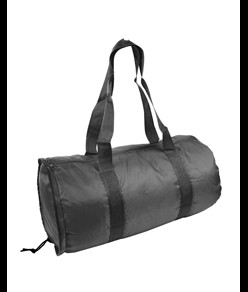 Borsone cilindrico in poliestere 210D richiudibile