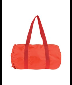 Borsone cilindrico in poliestere 210D richiudibile