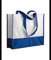 Shopper con soffietto in TNT 80 g/m2, manici lunghi Handle