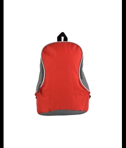 Zaino bicolore in poliestere 600D con spallacci imbottiti