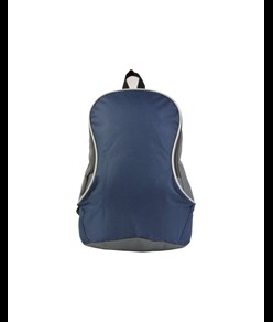 Zaino bicolore in poliestere 600D con spallacci imbottiti