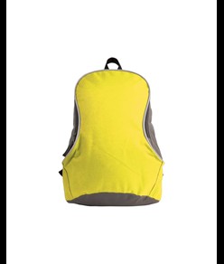 Zaino bicolore in poliestere 600D con spallacci imbottiti