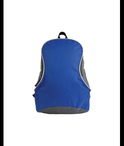 Zaino bicolore in poliestere 600D con spallacci imbottiti