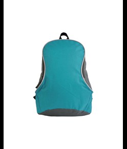 Zaino bicolore in poliestere 600D con spallacci imbottiti