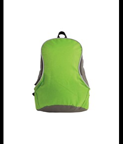 Zaino bicolore in poliestere 600D con spallacci imbottiti