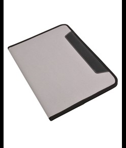 Cartella congresso, portablocco A4, con tasca e asola porta penne, blocco a righe incluso