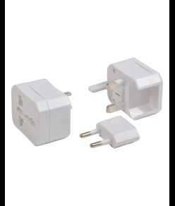 Adattatore prese universale con custodia in plastica