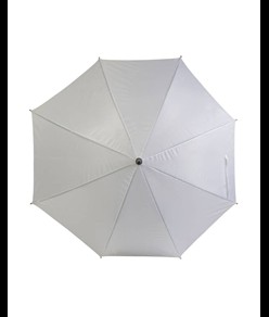 Ombrello automatico con fusto, puntale e manico in legno