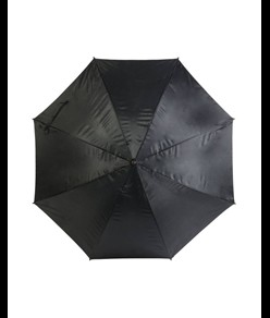 Ombrello automatico con fusto, puntale e manico in legno