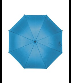 Ombrello automatico con fusto, puntale e manico in legno