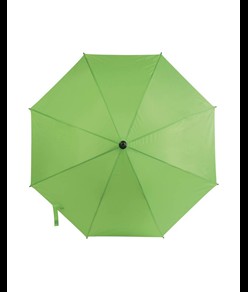 Ombrello automatico con fusto, puntale e manico in legno