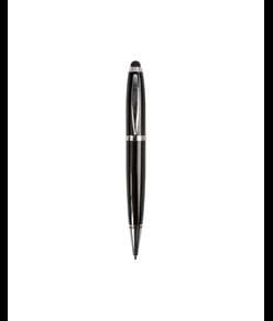 Penna a sfera in plastica inchiostro nero con chiavetta USB 4 Gb e touch screen