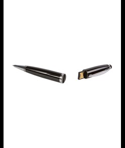 Penna a sfera in plastica inchiostro nero con chiavetta USB 4 Gb e touch screen
