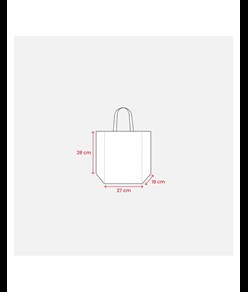 Shopper porta bottiglie (6 posti) in PP laminato 120 g/m2, manici corti a nastro Handle