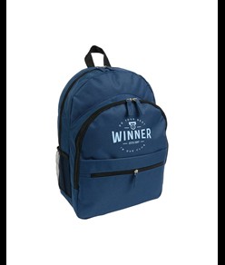 Zaino in poliestere 600D con 6 tasche di cui due laterali retinate