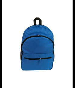 Zaino in poliestere 600D con 6 tasche di cui due laterali retinate