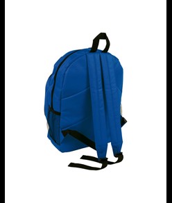 Zaino in poliestere 600D con 6 tasche di cui due laterali retinate