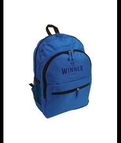 Zaino in poliestere 600D con 6 tasche di cui due laterali retinate