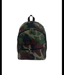 Zaino in poliestere 600D con 6 tasche di cui due laterali retinate