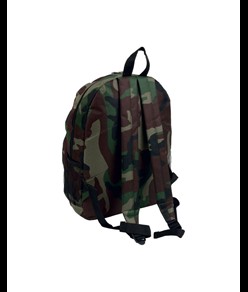 Zaino in poliestere 600D con 6 tasche di cui due laterali retinate