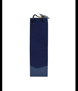 Shopper con soffietto porta bottiglia in carta laminata 157 g/m2 con rinforzo alla base Handle