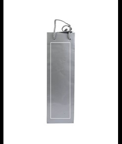 Shopper con soffietto porta bottiglia in carta laminata 157 g/m2 con rinforzo alla base Handle