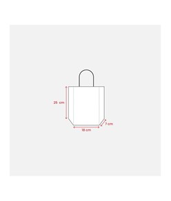 Shopper con soffietto in carta laminata 157 g/m2 con rinforzo alla base Handle Shopper con soffietto in carta laminata 157 g/m2 con rinforzo alla base Handle