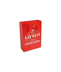 Shopper con soffietto in carta laminata 157 g/m2 con rinforzo alla base Handle Shopper con soffietto in carta laminata 157 g/m2 con rinforzo alla base Handle