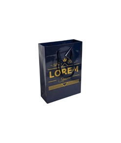 Shopper con soffietto in carta laminata 157 g/m2 con rinforzo alla base Handle Shopper con soffietto in carta laminata 157 g/m2 con rinforzo alla base Handle