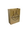 Shopper con soffietto in carta laminata 157 g/m2 con rinforzo alla base Handle