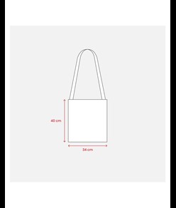 Shopper in cotone 130 g/m2 con tracolla Handle